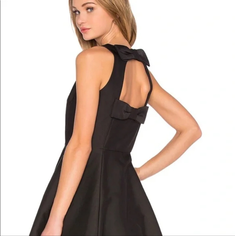 kate spade Double Bow Back Midi Dress black 4 (0)